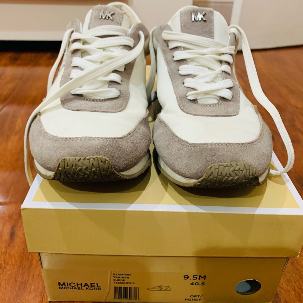 Michael Kors Stanton trainer suede sneakers